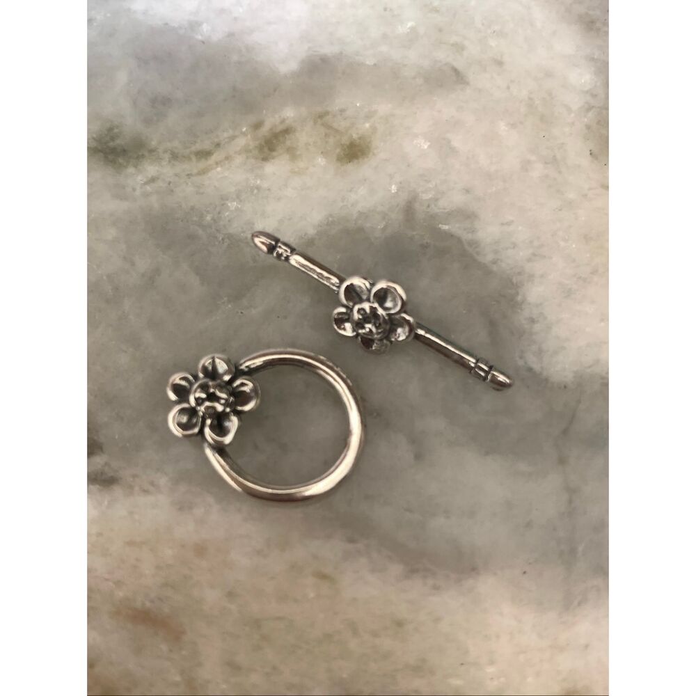 Vintage Sterling Silver Jewelry Toggles #making jewelry - Picture 2 of 5